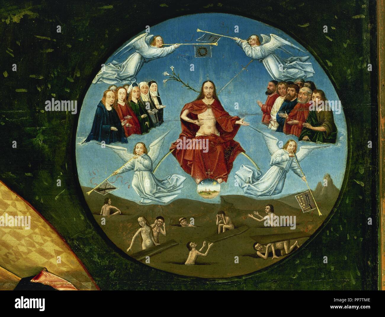 Hieronymus Bosch Ca 1450 1516 Niederlandische Maler Tabelle Der Sieben Todsunden Und Die Vier Letzten Dinge 1505 1510 Detail Des Letzten Gerichts Einer Der Vier Letzten Dinge Prado Museum Madrid Spanien Stockfotografie Alamy