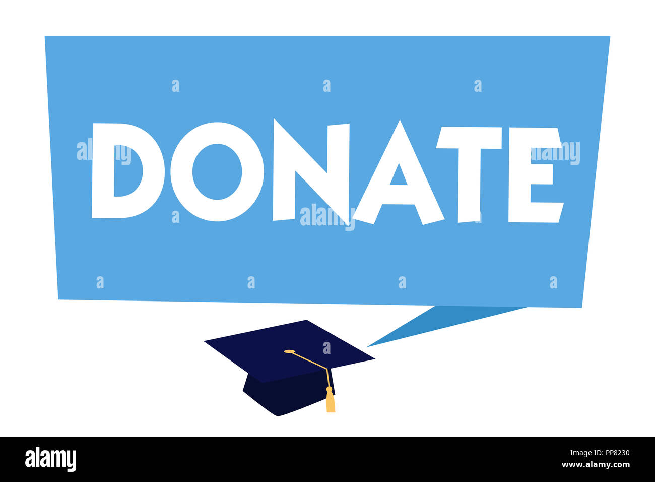 Text Zeichen angezeigt zu spenden. Konzeptionelle Foto geben Geld oder Waren für die gute Sache zum Beispiel zur Nächstenliebe oder Personen. Stockfoto