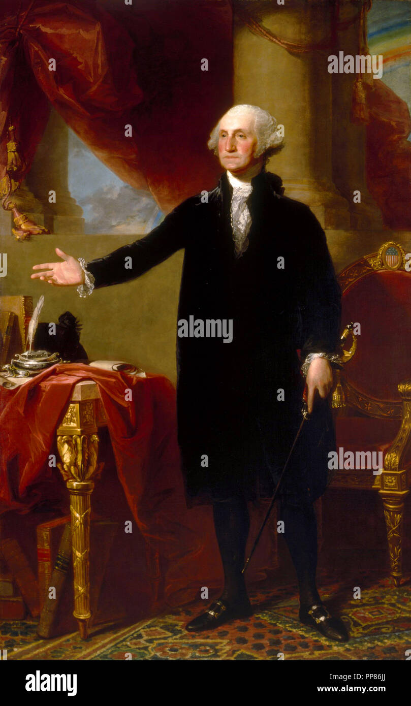 Präsident George Washington von Gilbert Stuart Stockfoto