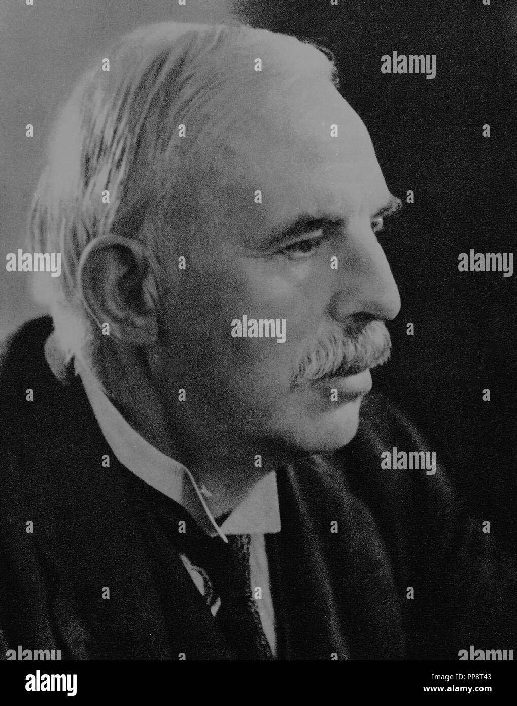 ERNEST RUTHERFORD 1871/1937 - NOBELPREIS. Stockfoto