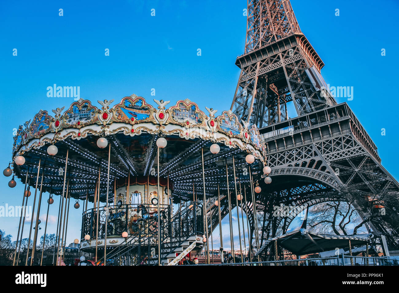 Schöne und klassische Paris Stockfoto