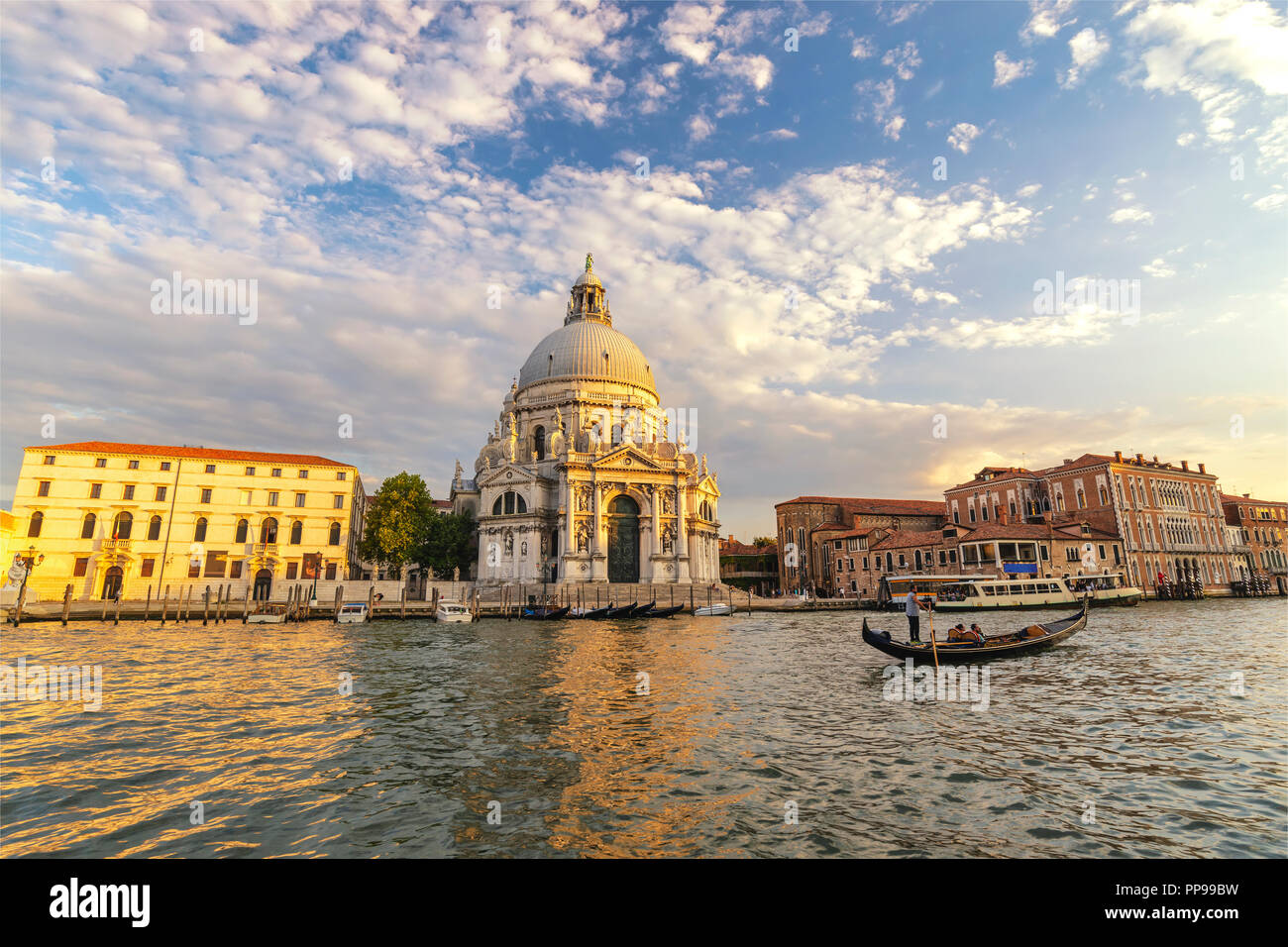 Venedig Italien, die Skyline der Stadt an der Basilika di Santa Maria della Salute Stockfoto