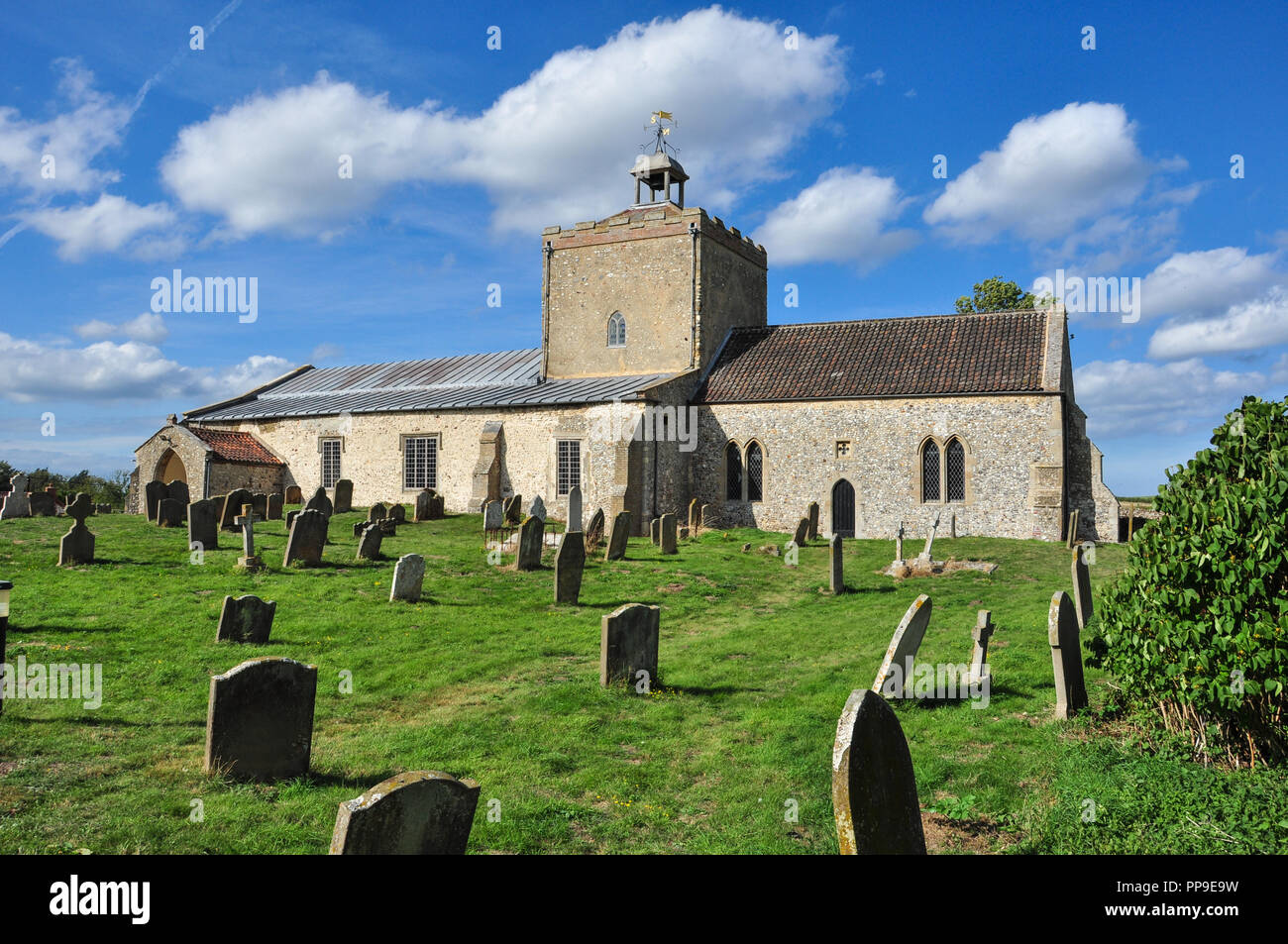 St Clement's Kirche, Burnham Overy, Norfolk, England, Großbritannien Stockfoto