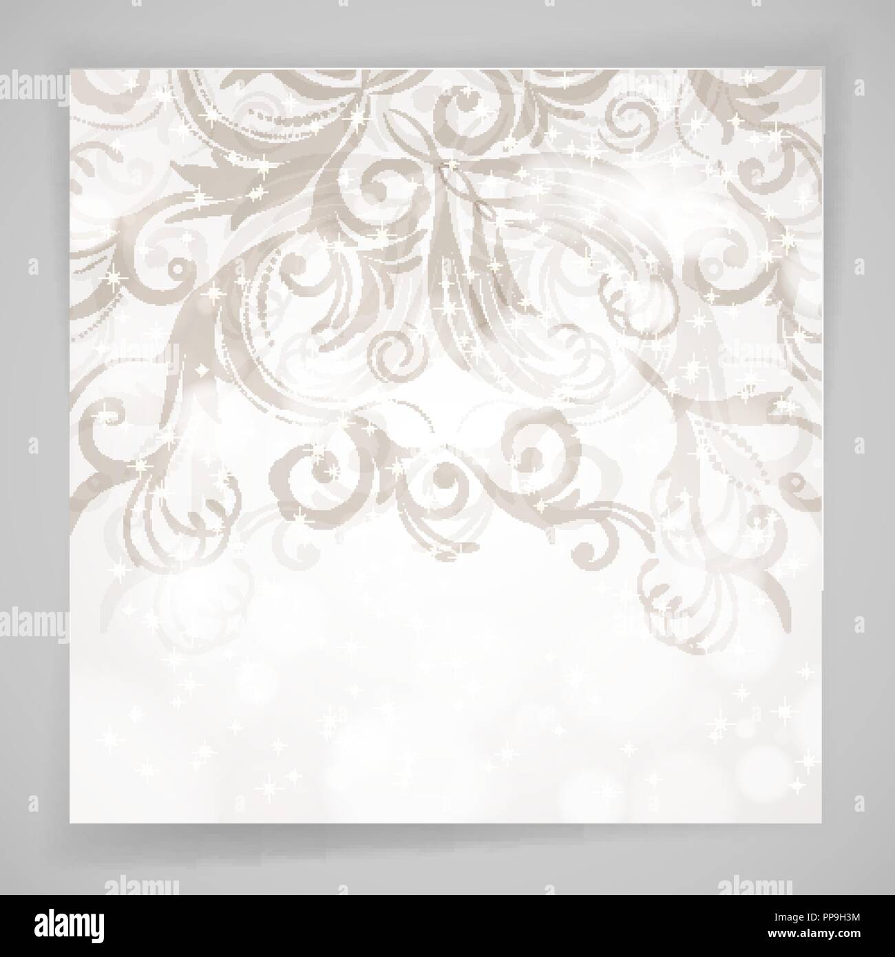 Abstract vector floral background mit orientalischen Blüten. Stock Vektor