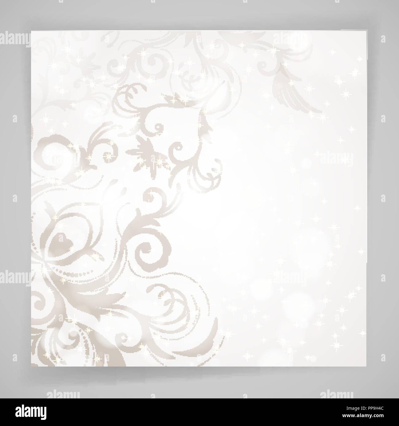 Abstract vector floral background mit orientalischen Blüten. Stock Vektor