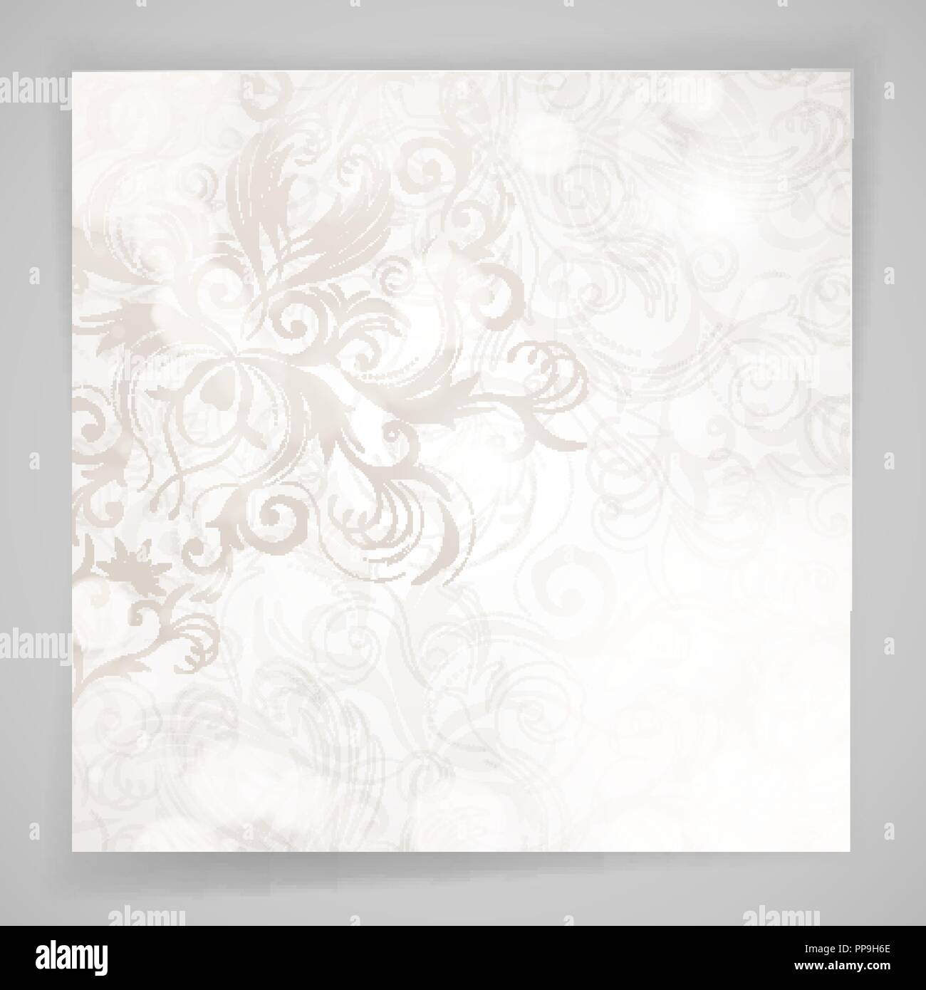 Abstract vector floral background mit orientalischen Blüten. Stock Vektor