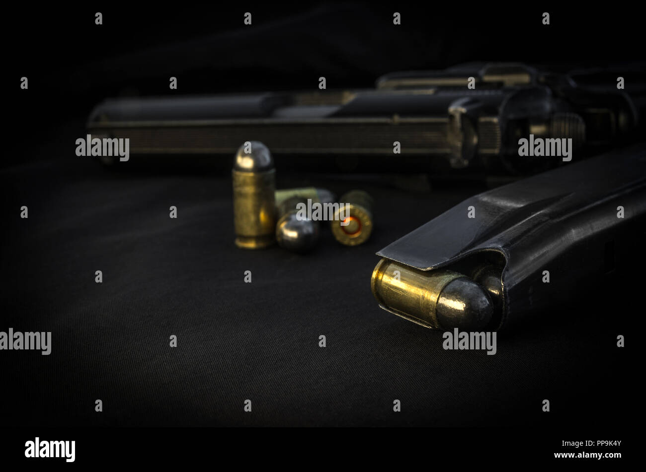 Alte tschechoslowakischen Gewehr. 9-mm-Kaliber. Pi-vz.82, CZ 83. Stockfoto