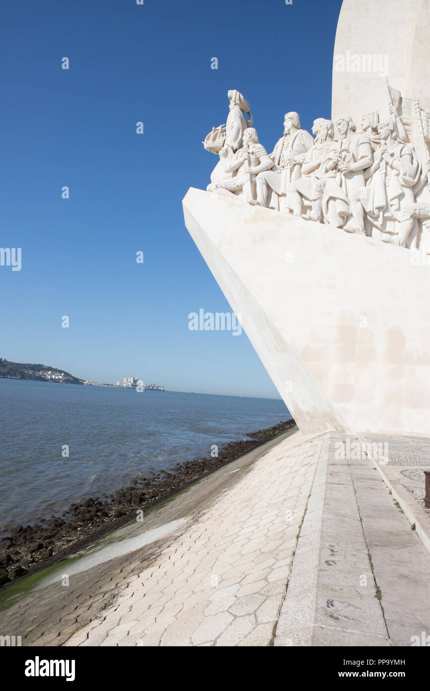 Padrao Dos Descobrimentos Monument der Entdeckungen, Lissabon, Portugal Stockfoto