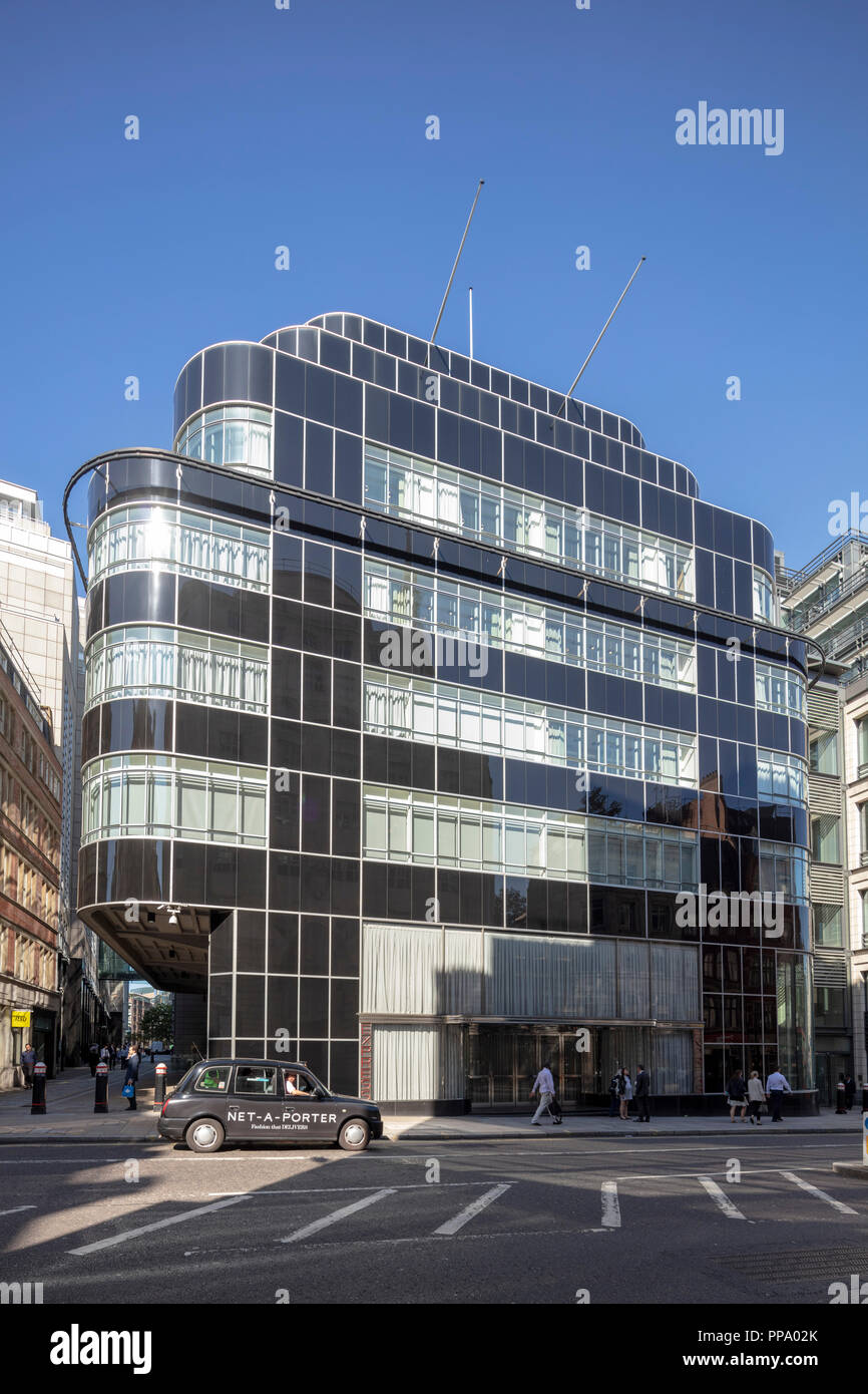 Der Daily Express Gebäude (120 Fleet Street) Denkmalgeschützte Gebäude, London, England, Großbritannien Stockfoto