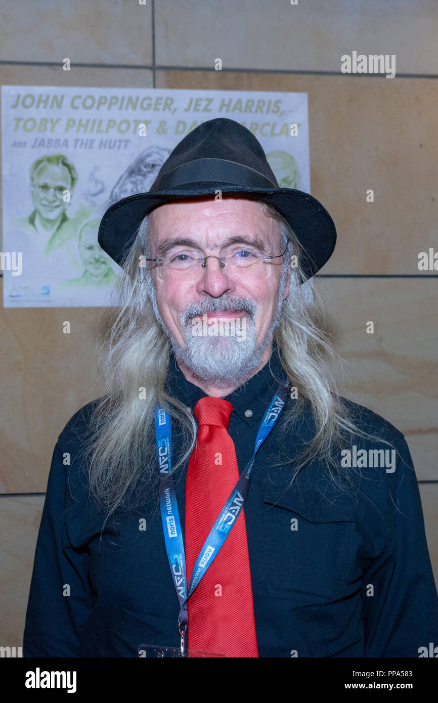 Fürth, Deutschland - 22. September 2018: Toby Philpott (* 1946, Puppenspieler - Jabba The Hut) bei Noris Force Con 5, drei Tag Star Wars Fan Convention für Stockfoto