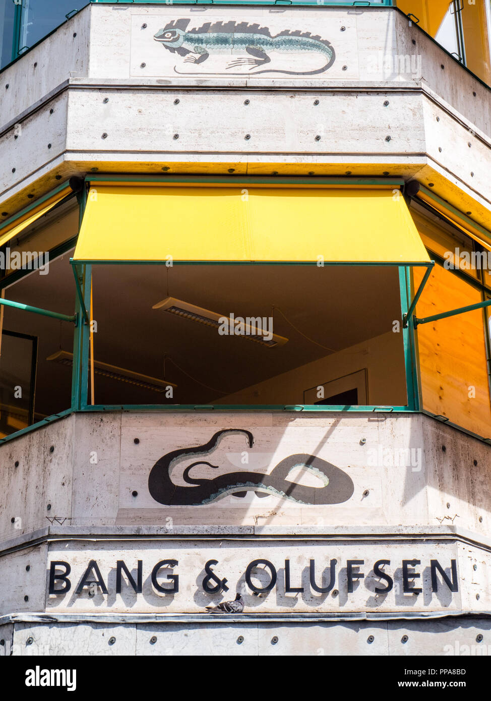 Bang&Olufsen Store, Kopenhagen, Seeland, Dänemark, Europa. Stockfoto