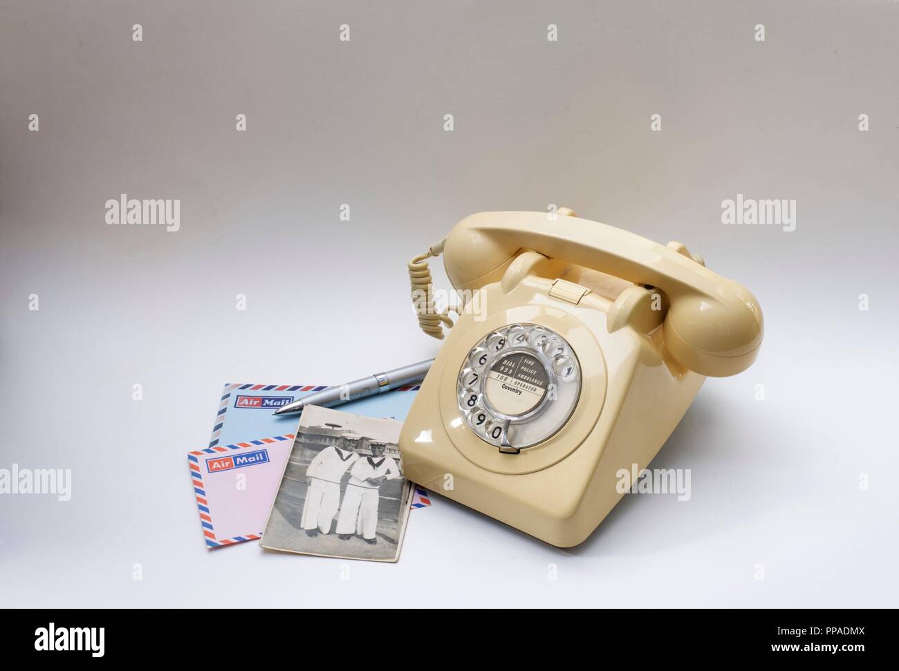 Telefon verkaufen. Stockfoto