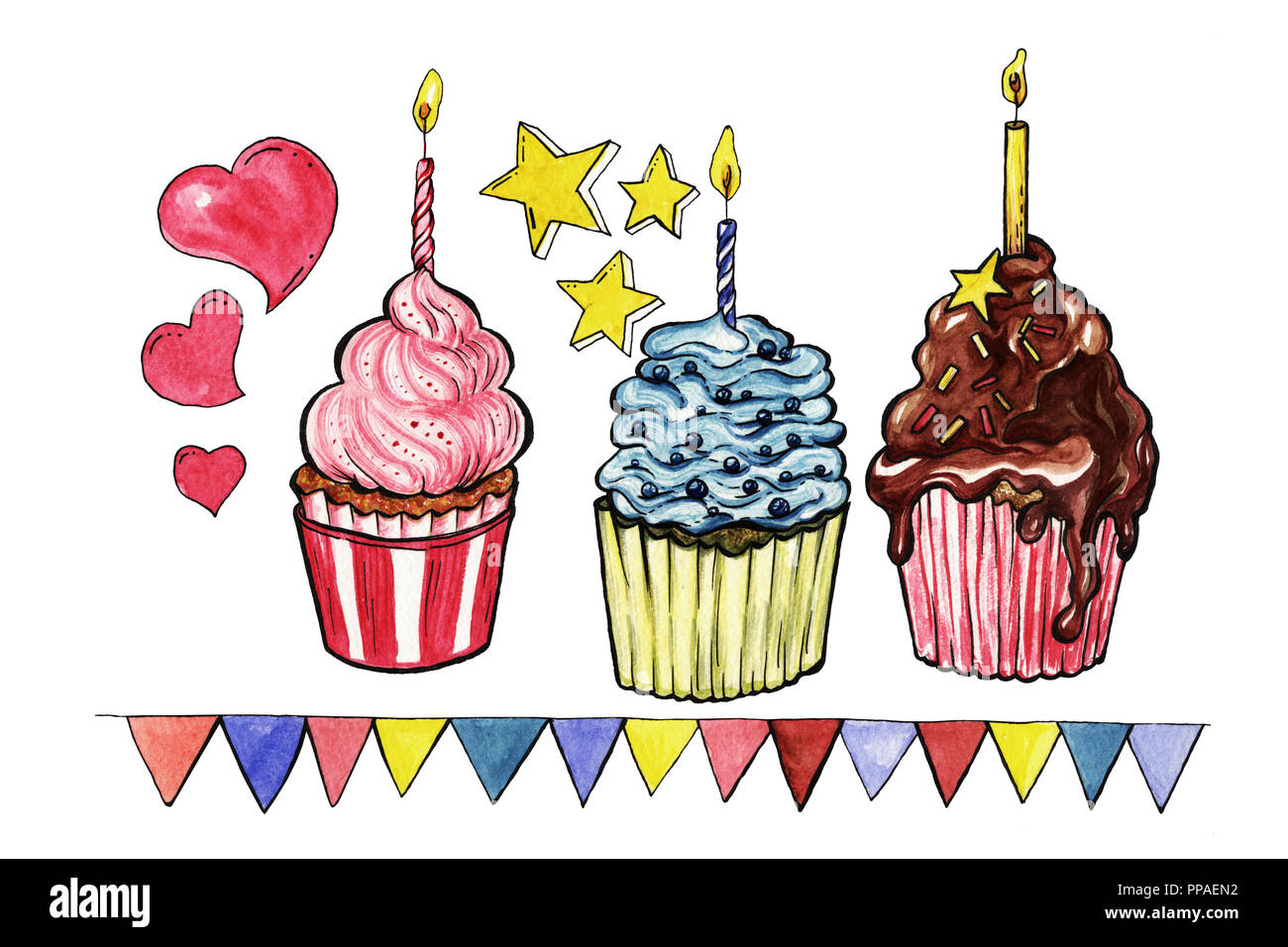 Featured image of post Cupcake Mit Kerze Clipart Zum verschenken oder selbstbehalten hergestellt aus wachsresten und einer silikonform
