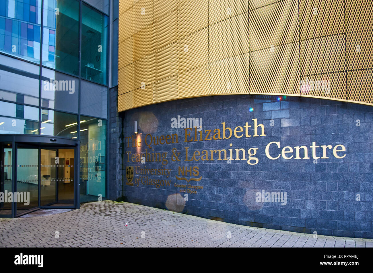 Queen Elizabeth Lehren und Lernen Zentrum in Glasgow, Schottland. Stockfoto