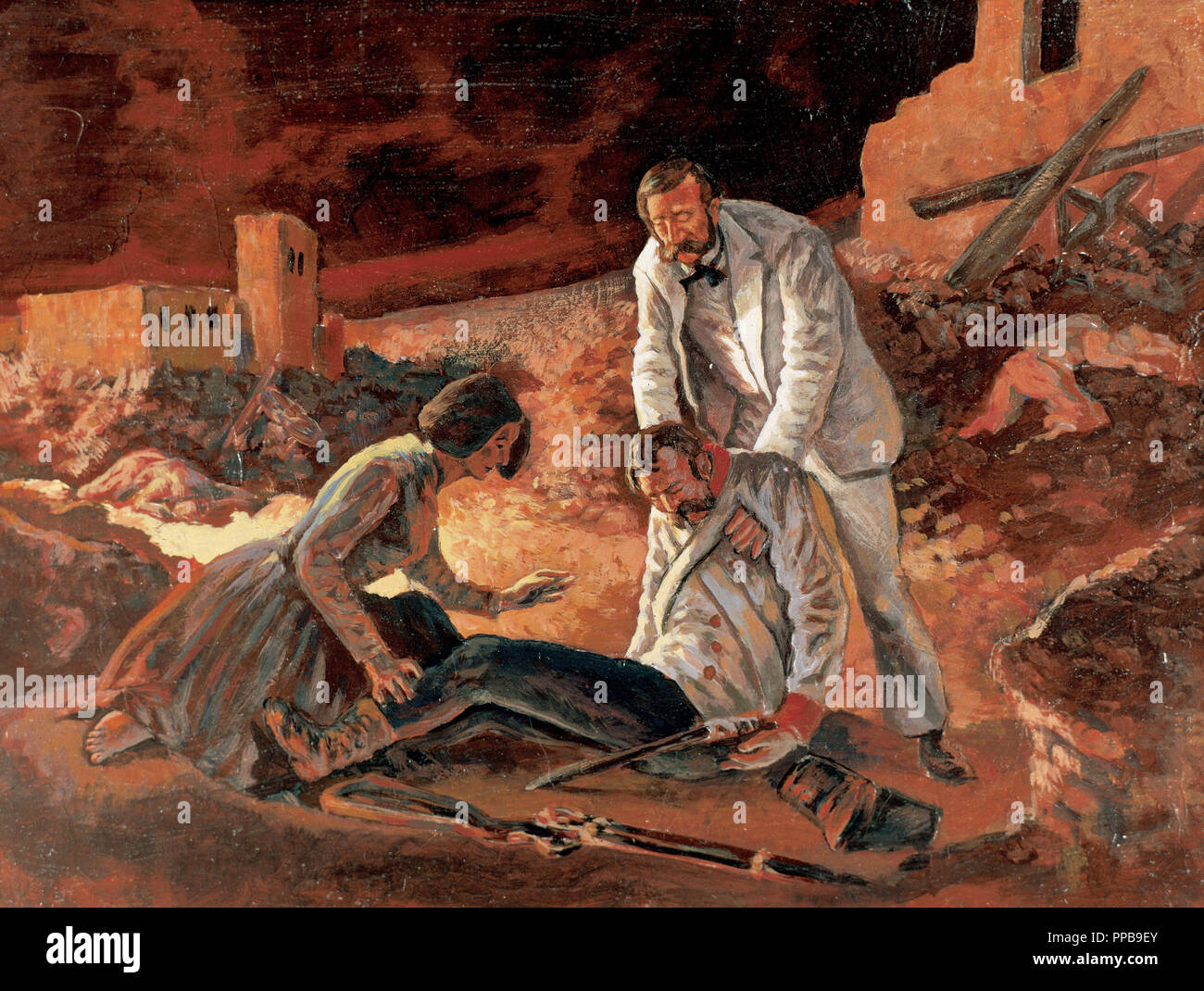 Henri Dunant (1828-1910). Schweizer Philanthrop. 1863 gründete er das Rote Kreuz. Er war der erste Nobelpreis für Literatur (1901). Stockfoto