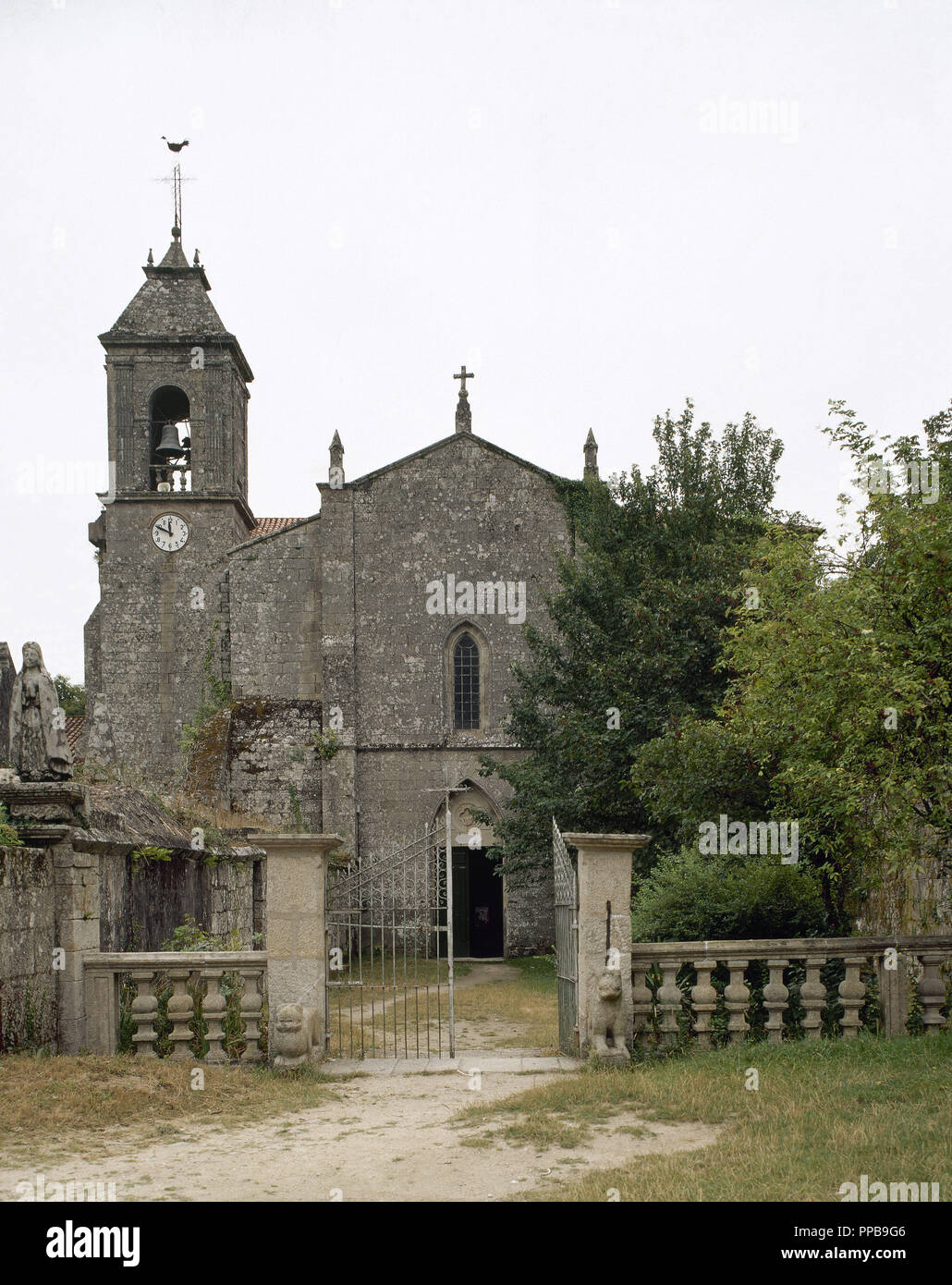 Spanien. Galizien. Melone. Zisterzienser Kloster St. Maria, im Jahr 1142 gegründet. Kirche. Stockfoto