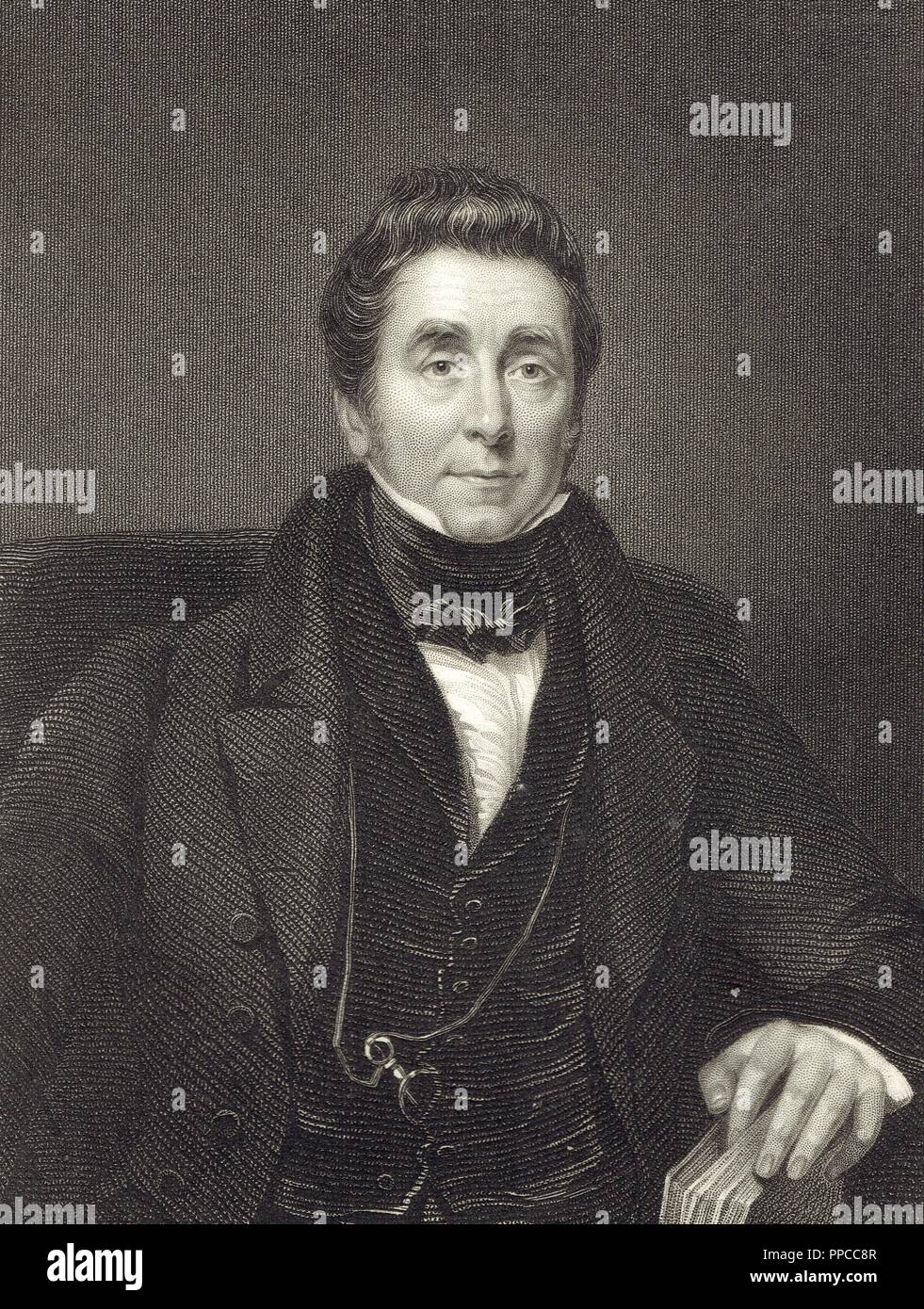 James Johnson (1777-1845), britischer Chirurg und Schriftsteller. Gravur, 1840. Stockfoto