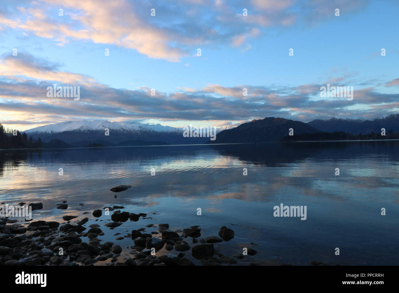 Lake Wanaka Neuseeland Stockfoto