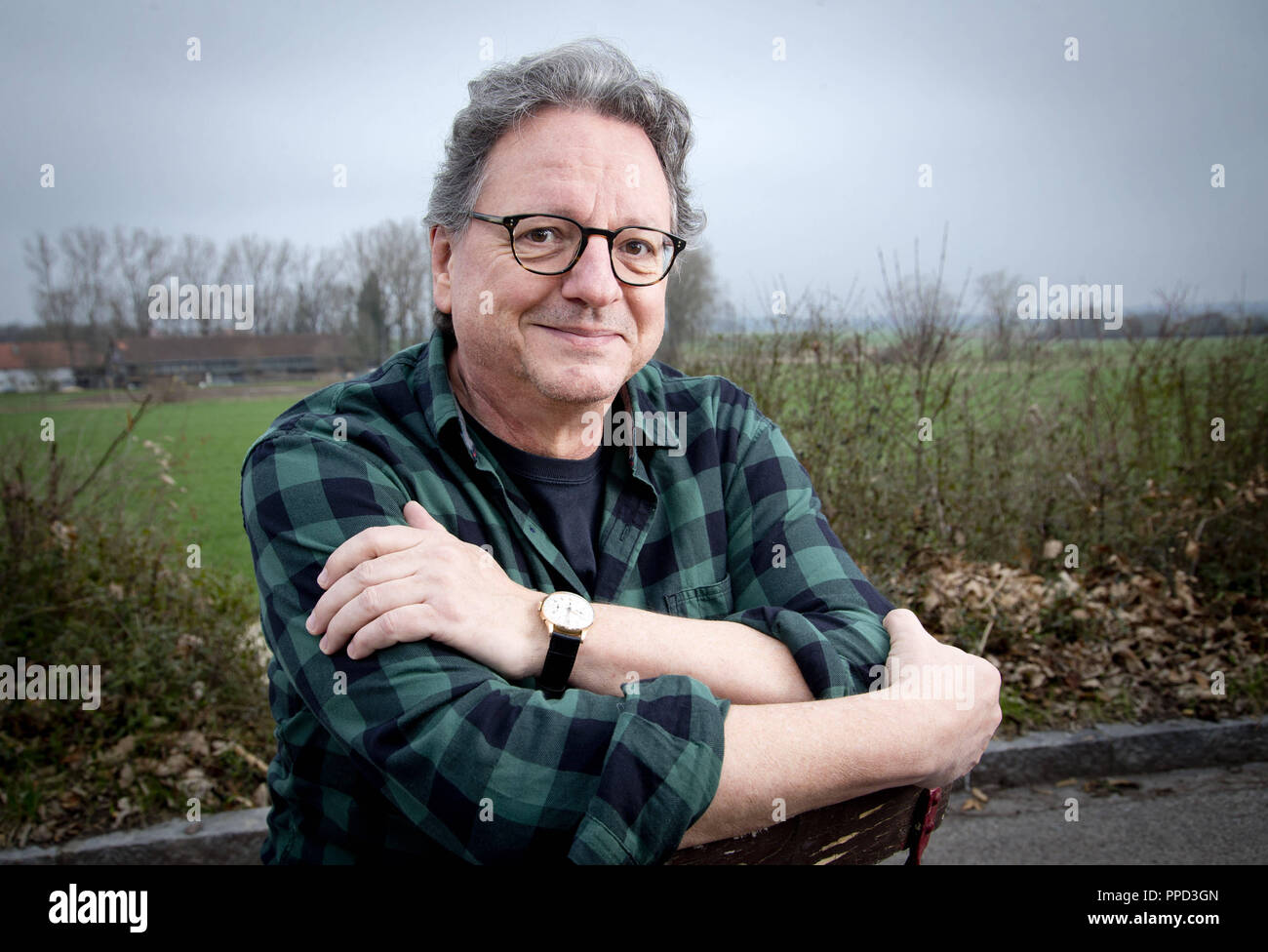 Kabarettist Günter Grünwald in Gaimersheim. Stockfoto