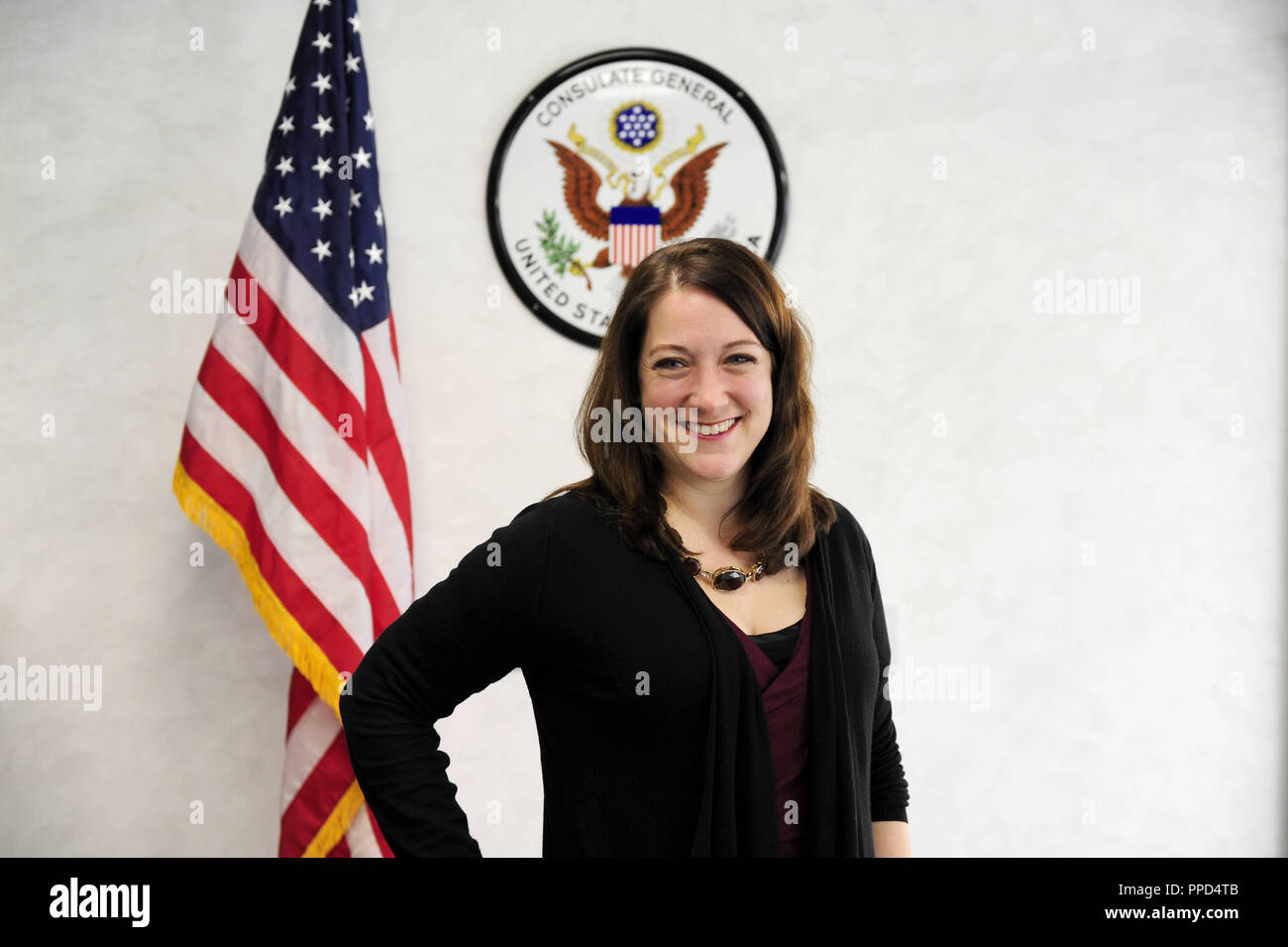 Jennifer Gavito, Generalkonsul der USA in München. Stockfoto
