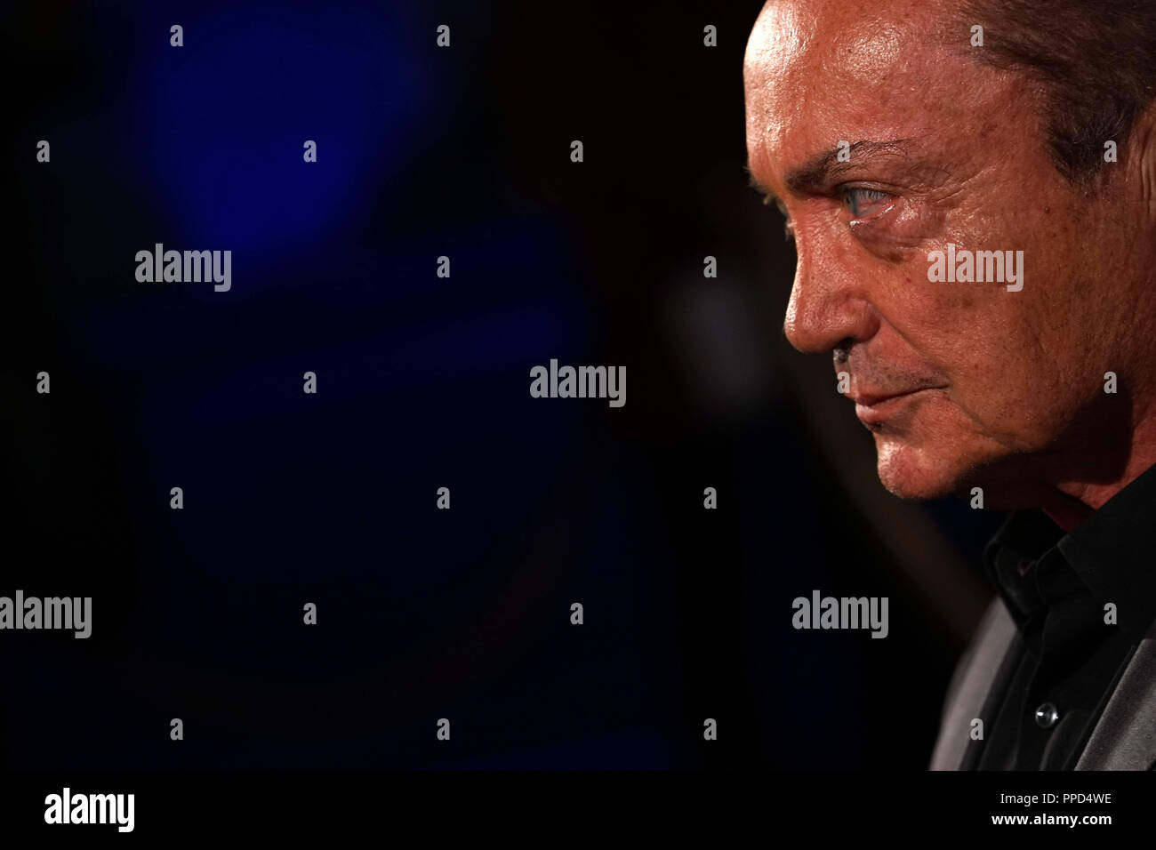 Schauspieler Udo Kier, bei der Präsentation der österreichischen TV-Serie "Altes Geld" (Sky) im Bayerischen Hof in München. Stockfoto