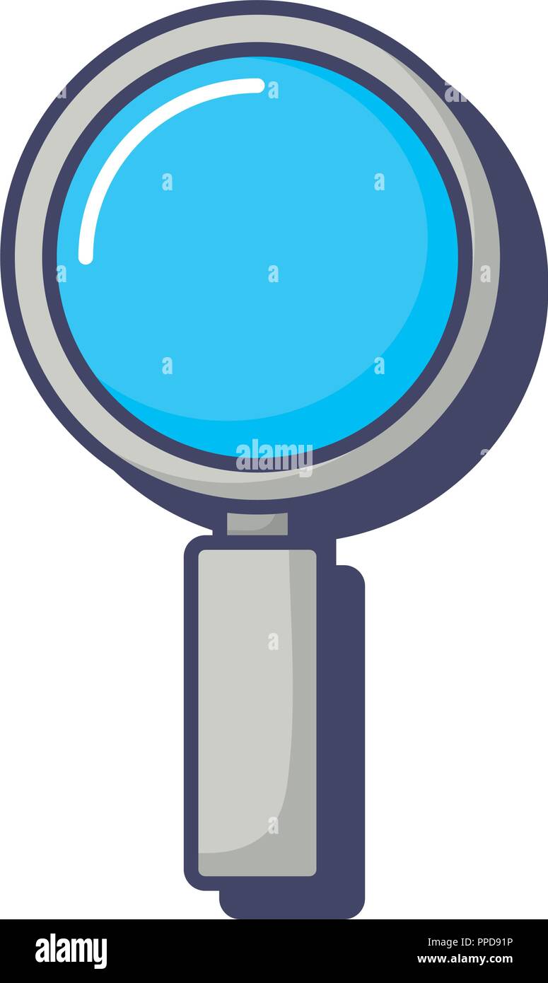 Lupe Suche Entdeckung innovation Vector Illustration Stock Vektor