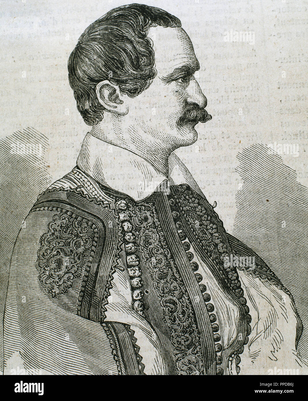 Otto ich (1815-1867). König von Griechenland (1832-62), zweiter Sohn von Ludwig i. von Bayern. Gravur. Stockfoto