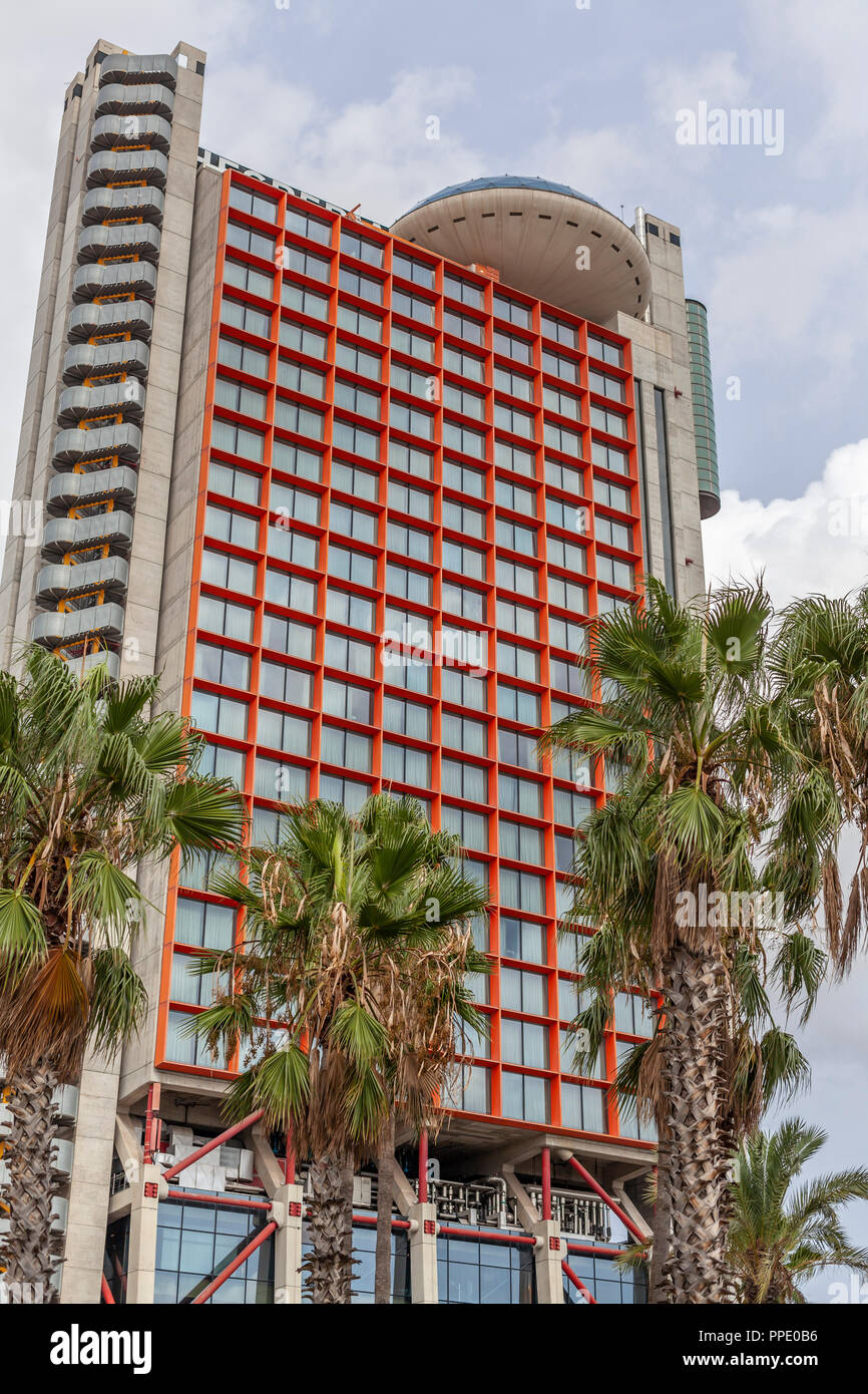 Hotel Hesperia Tower, Hospitalet de Llobregat, Katalonien, Spanien. Stockfoto