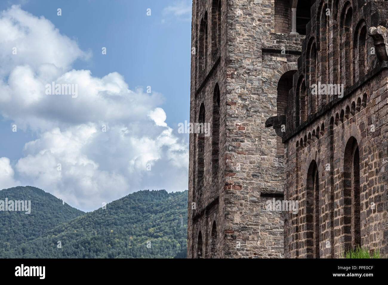 Kloster Santa Maria de Ripoll, Katalonien, Spanien. Stockfoto