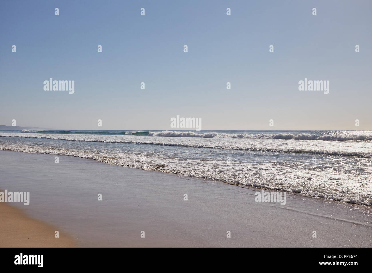 Einsame Strand von Noosa North Shore, Queensland, Australien Stockfoto