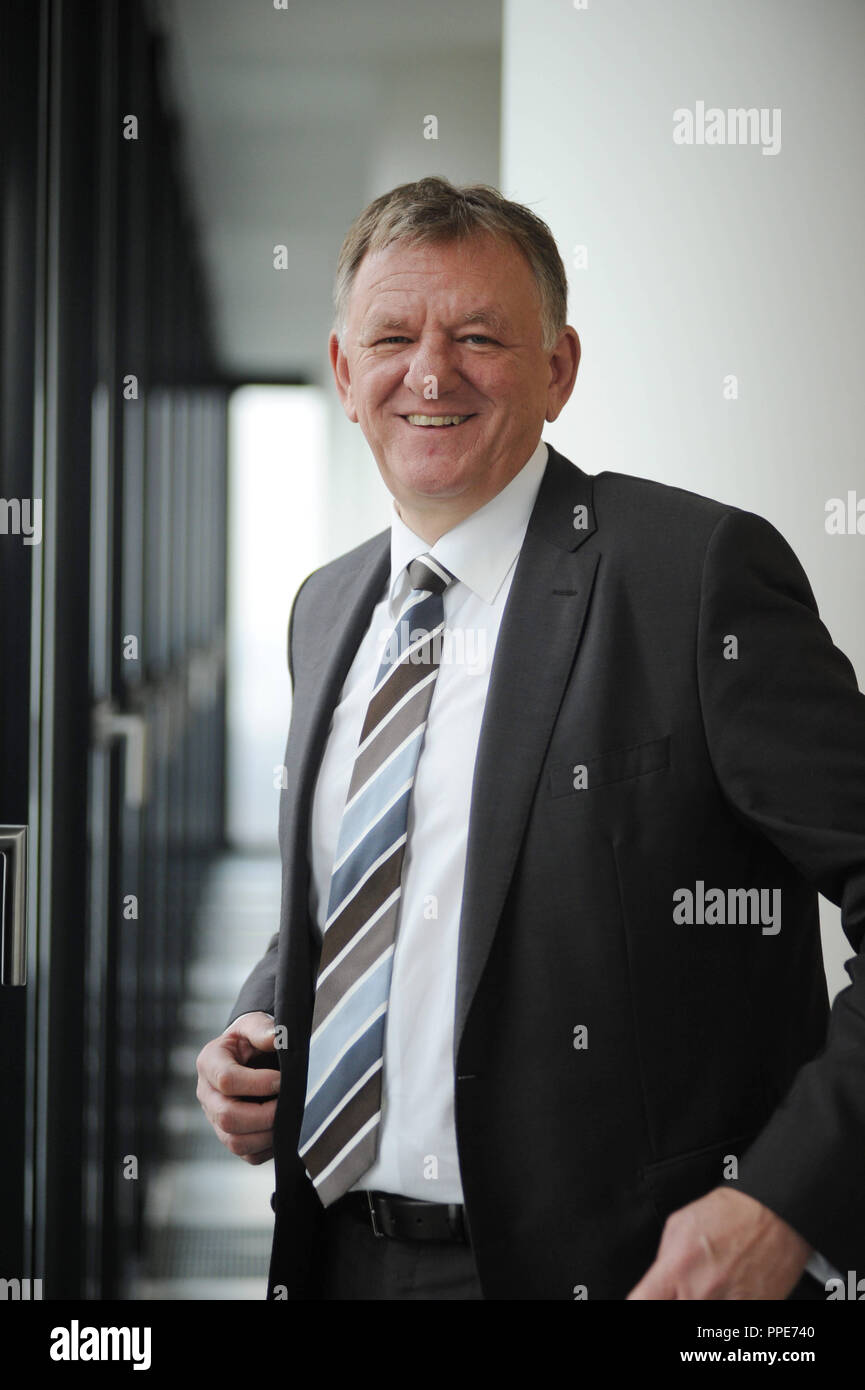 Andreas Renschler, Mitglied des Vorstands der Volkswagen AG mit Verantwortung für Nutzfahrzeuge. Das Bild wurde bei einem Besuch in der Redaktion der Süddeutschen Zeitung in München. Stockfoto