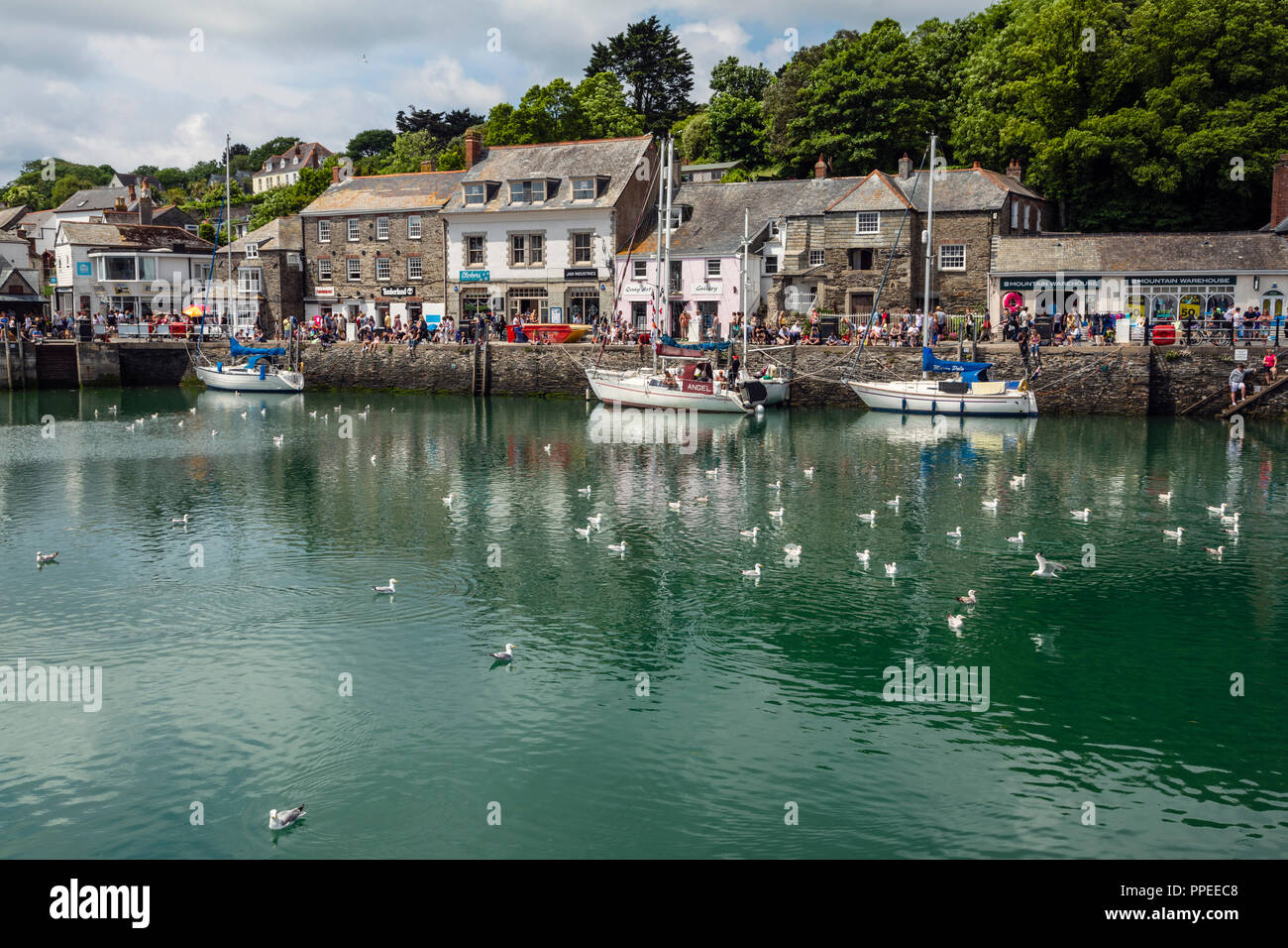 Der Hafen von Padstow Cornwall Stockfoto