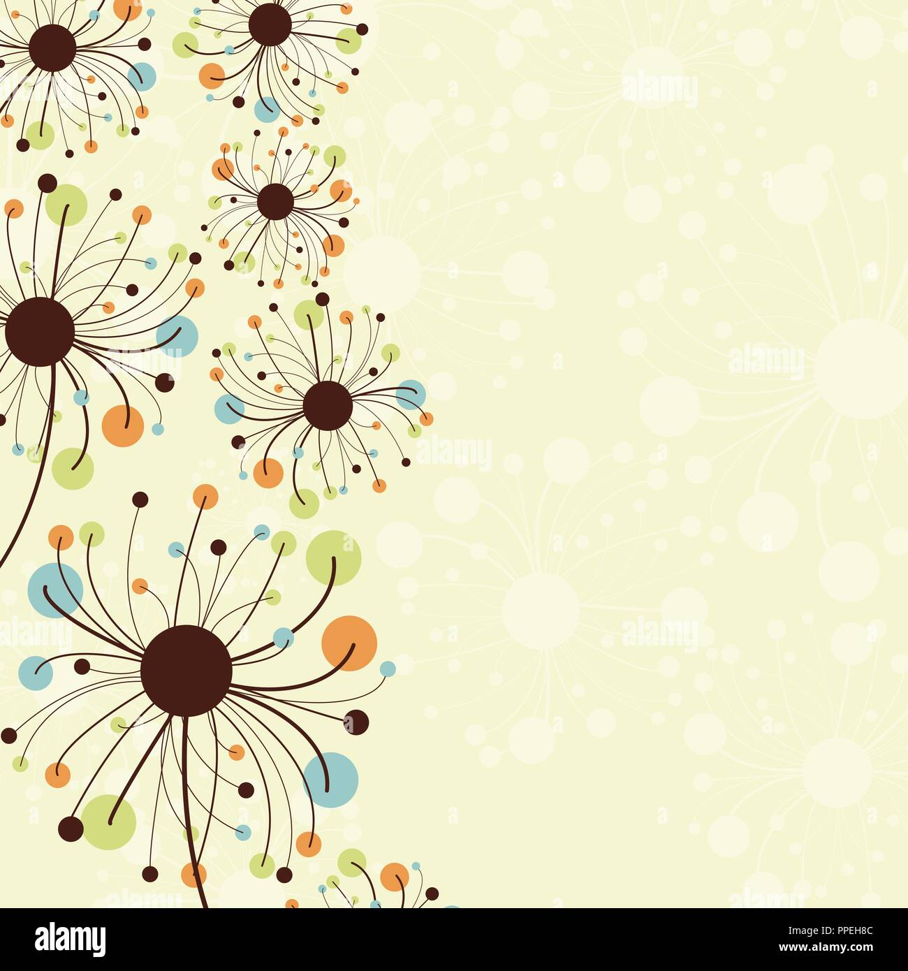 Abstrakt floral Hintergrund Stock Vektor