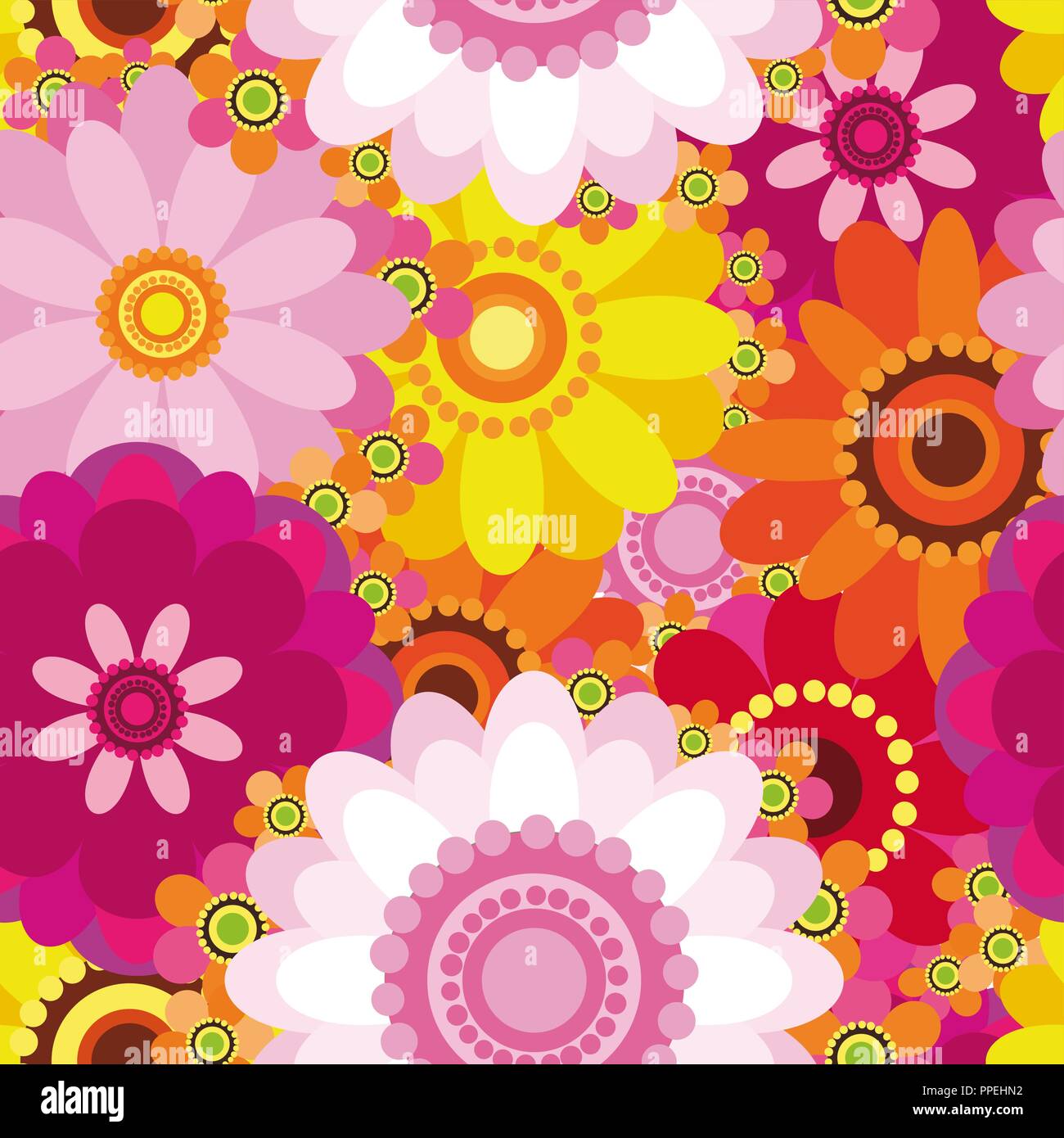 Ostern floral background - eine Darstellung für Ihr Design Projekt. Stock Vektor