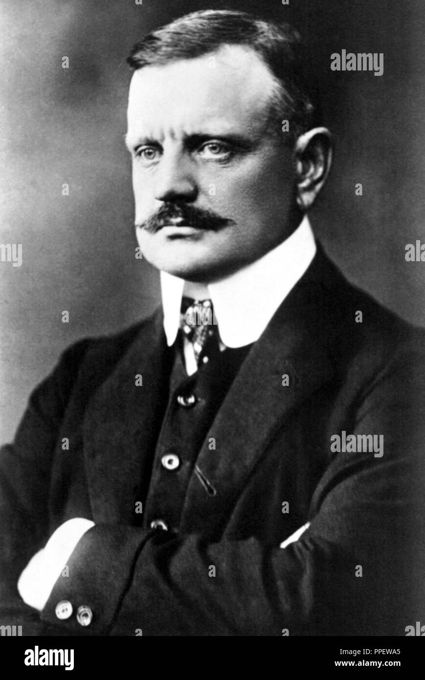 Komponist Jan Sibelius. Porträt, C. 1915. Stockfoto