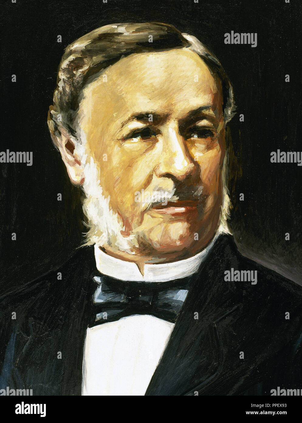 Schwann, Theodor (Neuss am Rhein 1810 - Köln, 1882). Deutsche Physiologe. Er definiert die Zelle als strukturelle Einheit aller lebenden Organismen (1839). Stockfoto