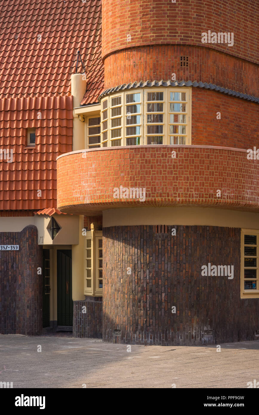 Amsterdam, Sozialer Wohnbau der Zwischenkriegszeit, Amsterdamer Schule, Het Schip - Amsterdam, der soziale Wohnungsbau Regelung zwischen den Kriegen, Het Schip Stockfoto