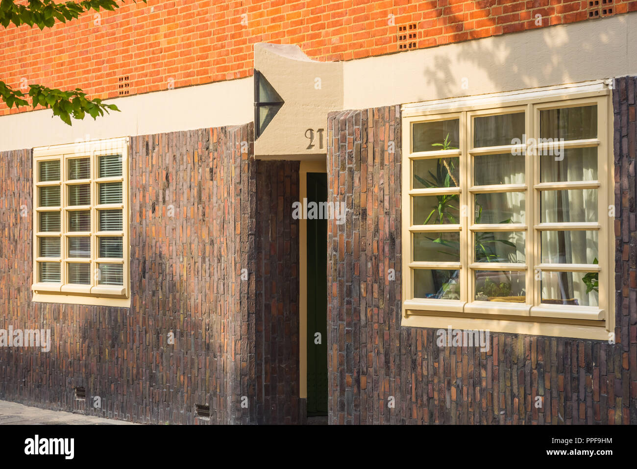 Amsterdam, Sozialer Wohnbau der Zwischenkriegszeit, Amsterdamer Schule, Het Schip - Amsterdam, der soziale Wohnungsbau Regelung zwischen den Kriegen, Het Schip Stockfoto