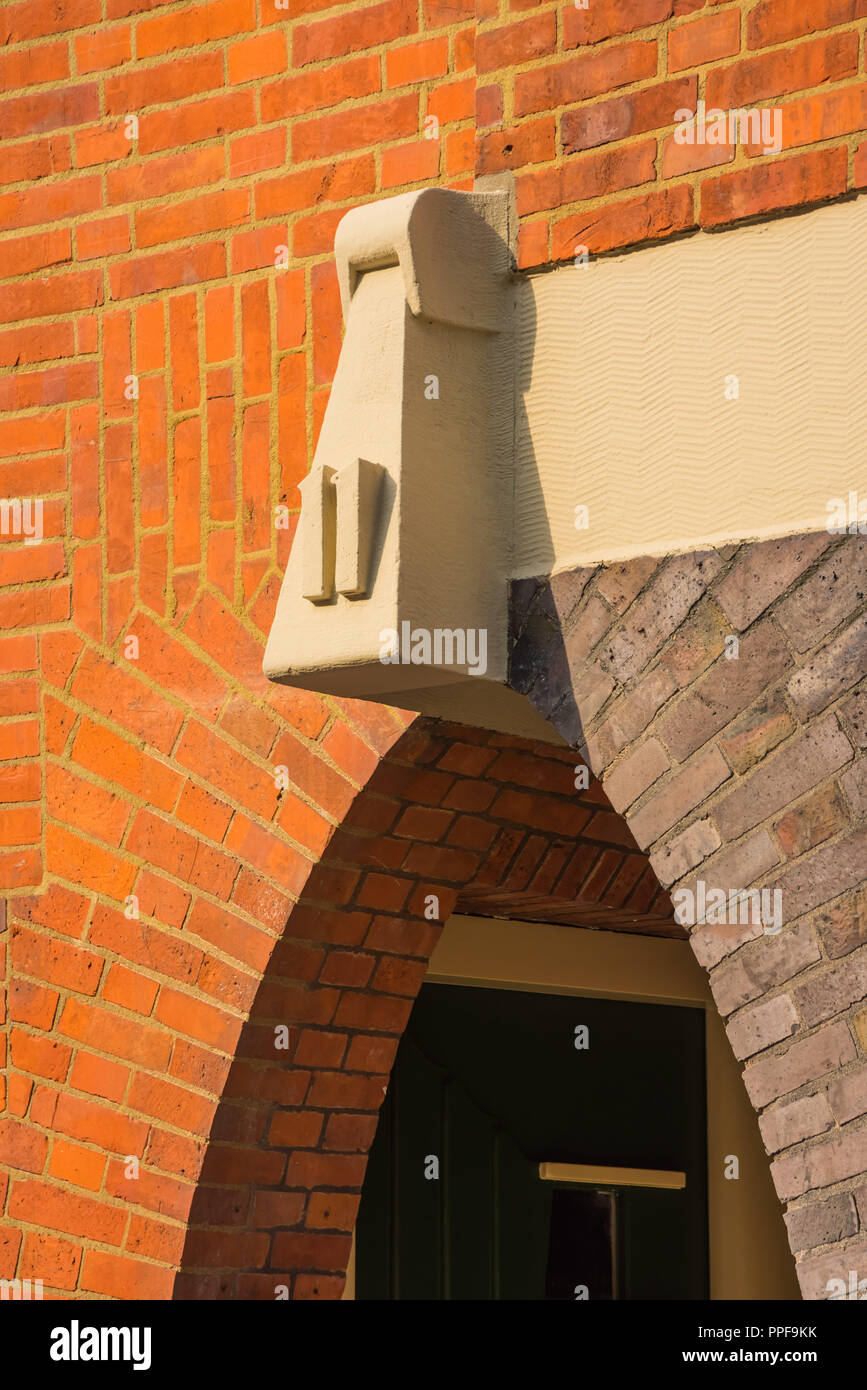 Amsterdam, Sozialer Wohnbau der Zwischenkriegszeit, Amsterdamer Schule, Het Schip - Amsterdam, der soziale Wohnungsbau Regelung zwischen den Kriegen, Het Schip Stockfoto