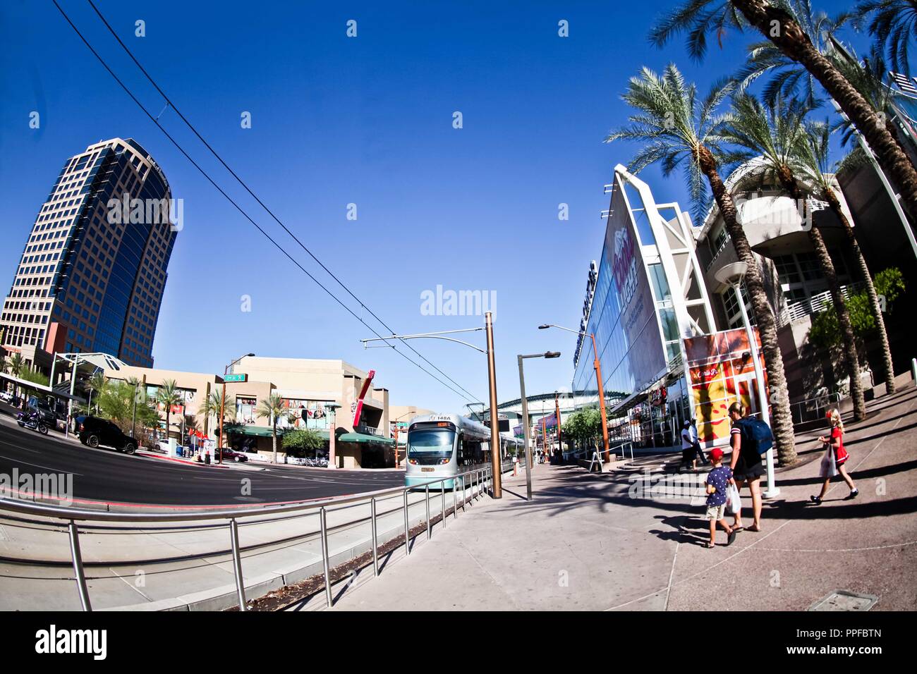 Footprint Center, Centro de Phoenix, Phoenix, US Airways Center, America West Arena, Chase Field, Downtown Phoenix, estadio Chase Field Stockfoto