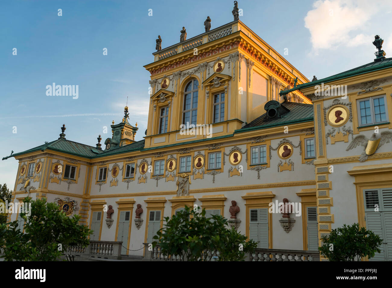 Museum des Königs Jan III Palast in Wilanow Stockfoto