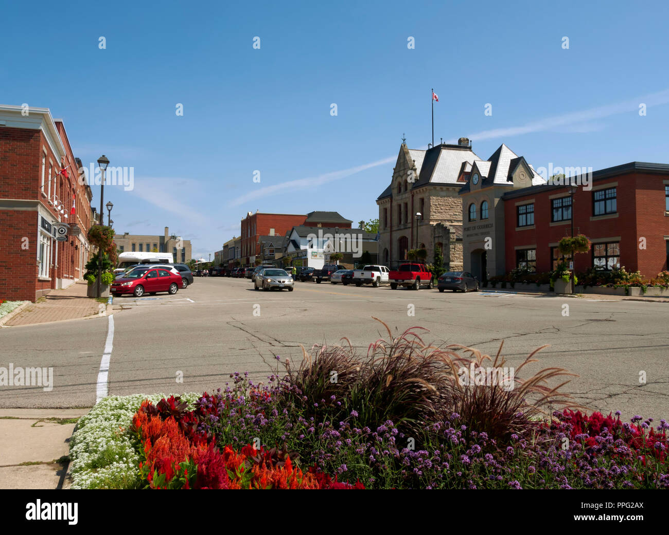 West Street, Goderich, Ontario Stockfoto