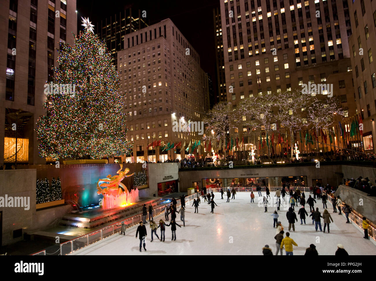 Weihnachten in New York City Stockfoto