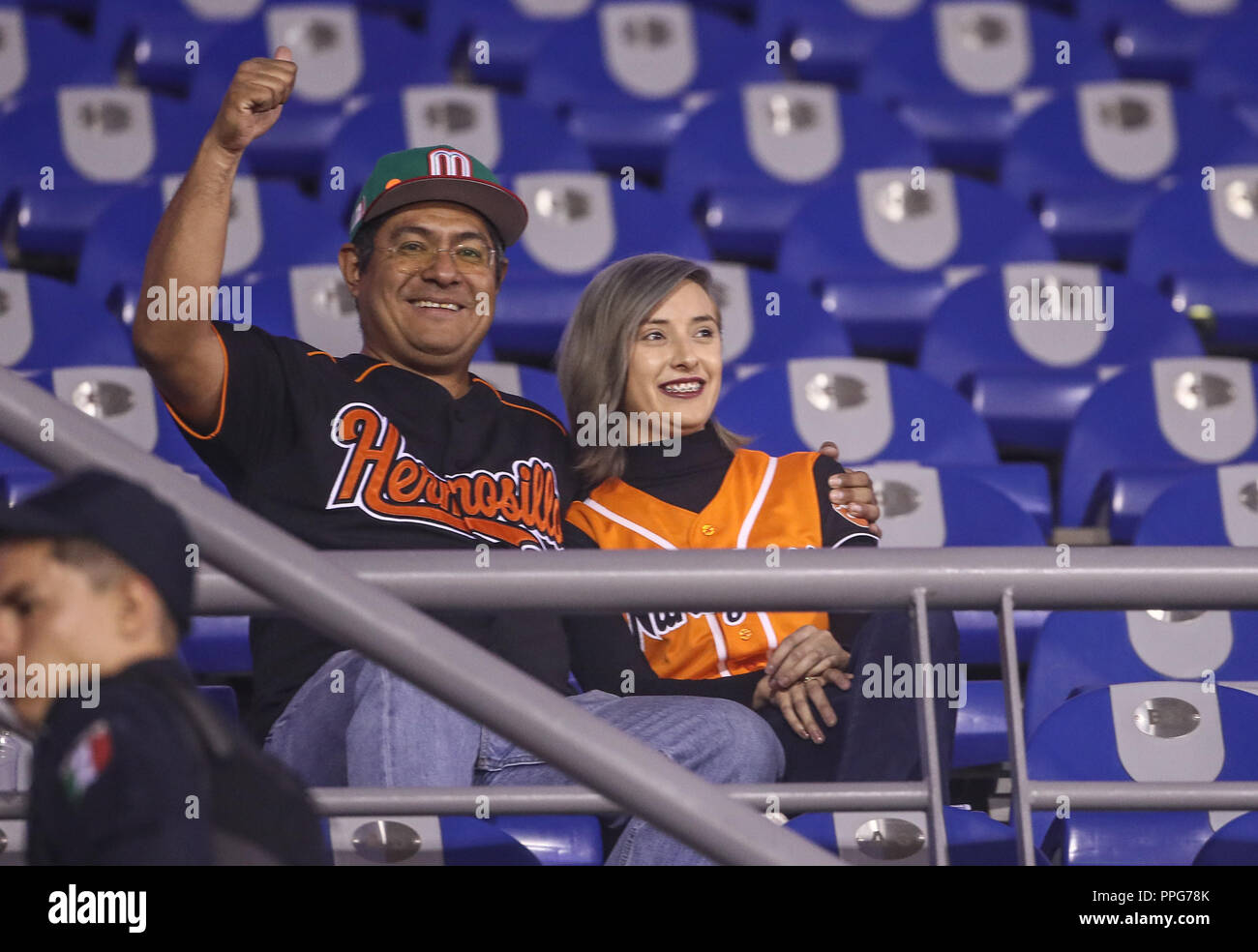 , Durante el Partido de desempate Italia vs Venezuela, World Baseball Classic en Estadio Charros de Jalisco en Guadalajara, Mexiko. Marzo 13, 2017. (Ph Stockfoto