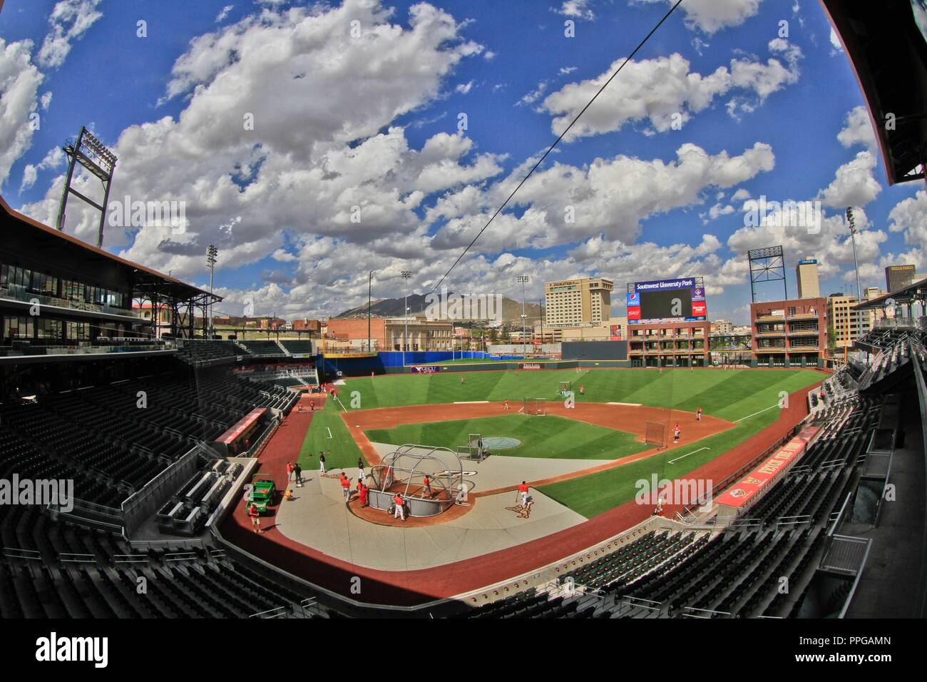 Southwest University Park, El Paso, Texas. , Chihuahuas Baseball Stadium  Stockfotografie - Alamy