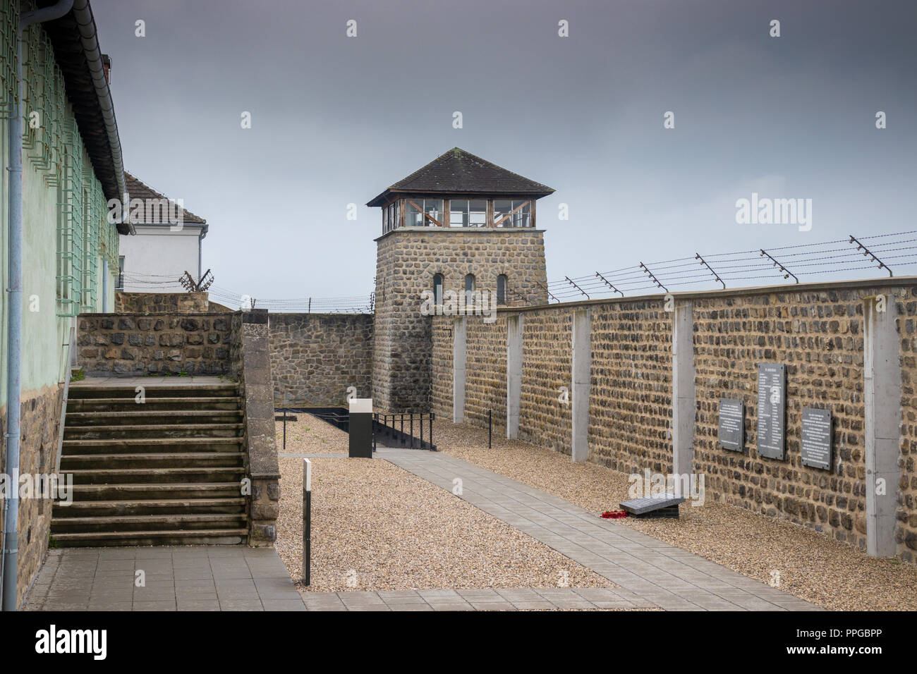 KZ Mauthausen, Österreich Stockfoto