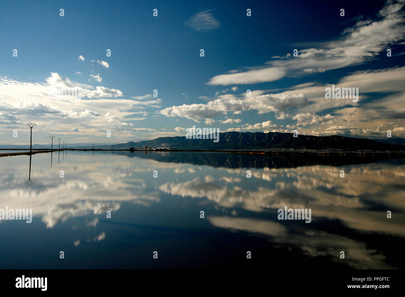 Delta del Ebre. Tarragona. Katalonien. Spanien Stockfoto