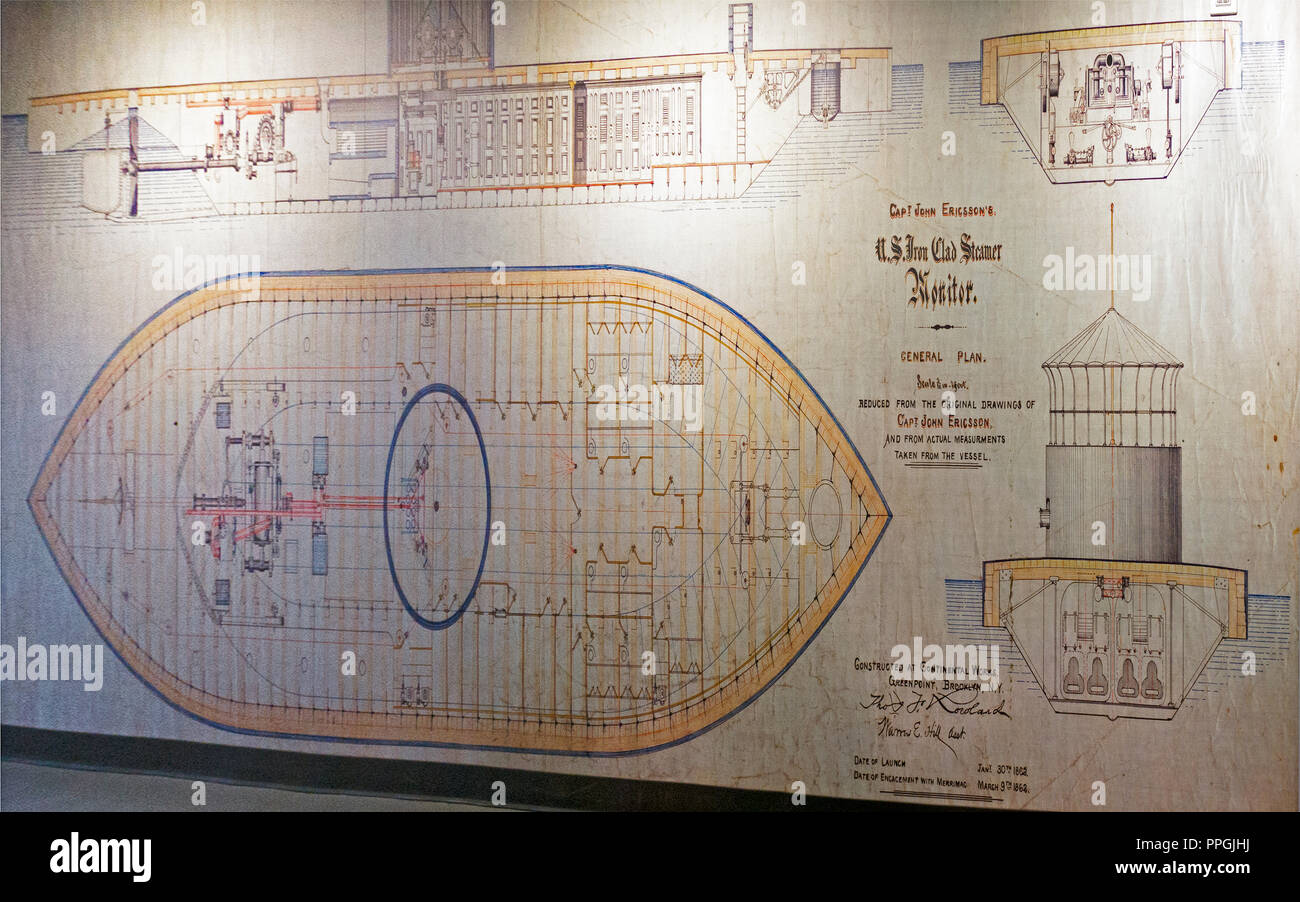 Seemänner museum Newport News, Virginia Stockfoto