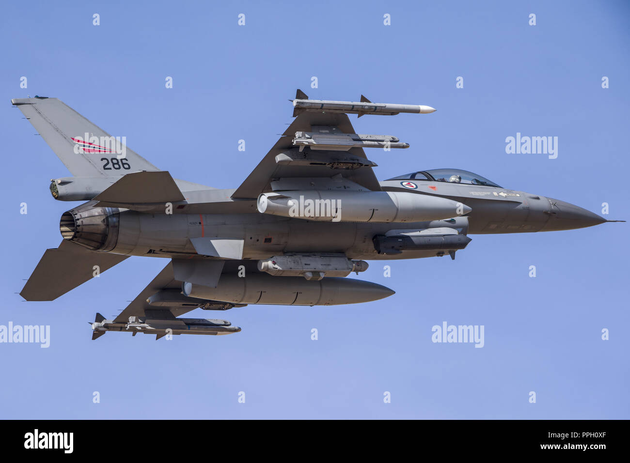 China. 26 Sep, 2018. Die F-16 A/B Fighter NATO Tiger Meet 2016 in Spanien, 23. Mai 2016 gesehen werden kann. Credit: SIPA Asien/ZUMA Draht/Alamy leben Nachrichten Stockfoto