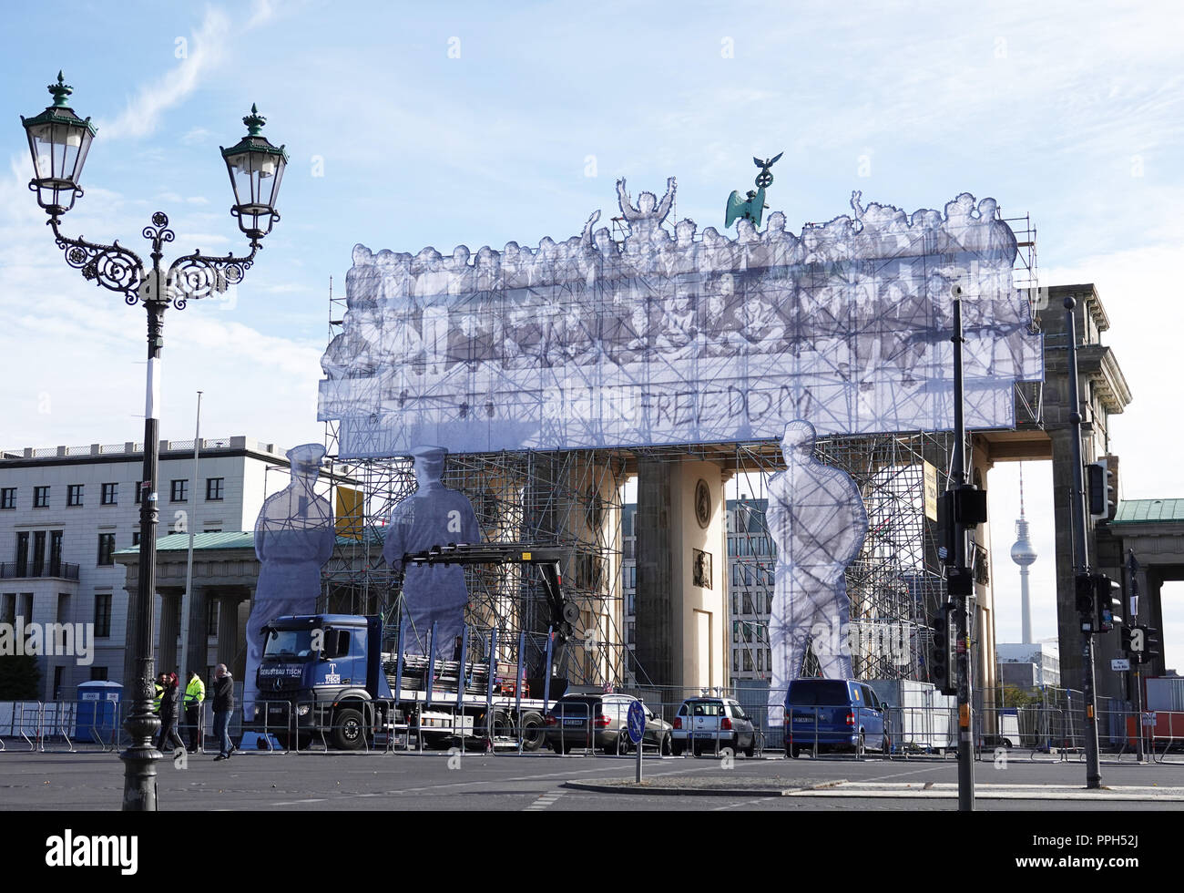 French Artist Jr Invests The Brandenburg Gate In Berlin Teller Report